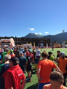 Start Line at the Davos Marathon