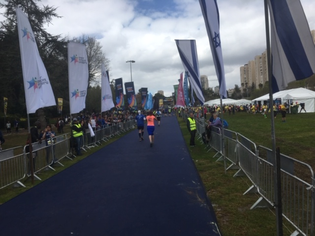 Jerusalem Marathon_Finish